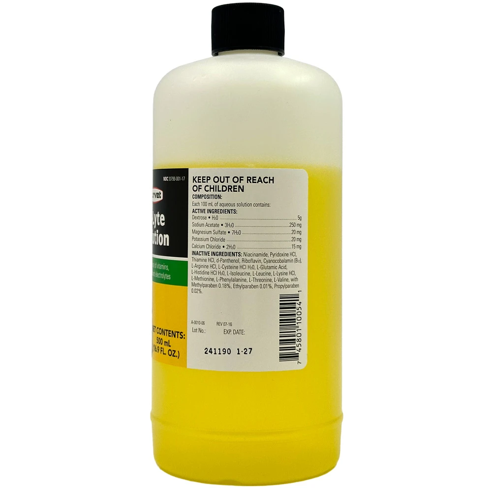 Durvet A-Lyte Electrolyte & Amino Acid Solution for Cattle, Horses, Sheep & Swine – 500 mL