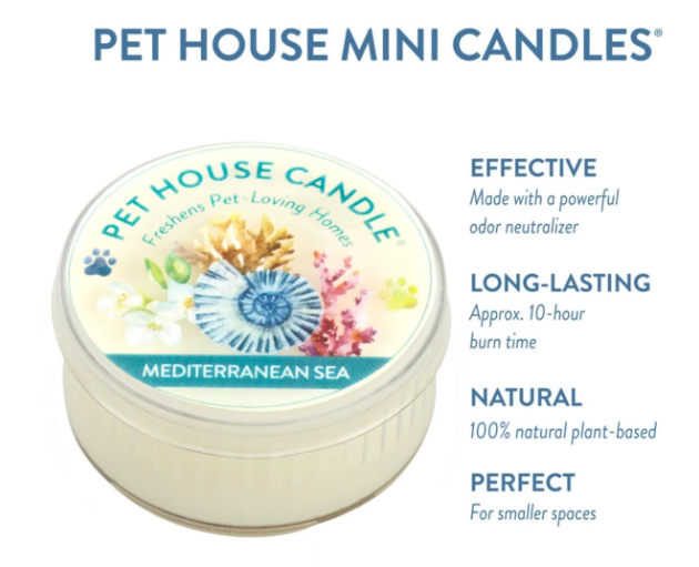 One Fur All® Pet House Mediterranean Sea Mini Candle