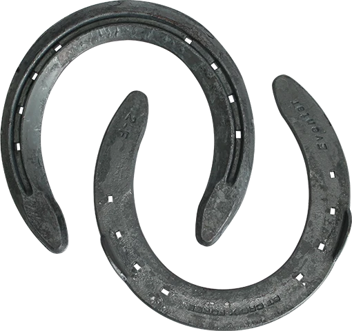 St. Croix Eventer Steel Size 1 Side-Clipped Front Horseshoes – Pair