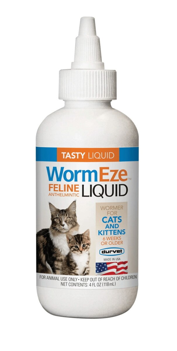 WormEze Feline Liquid 4oz 