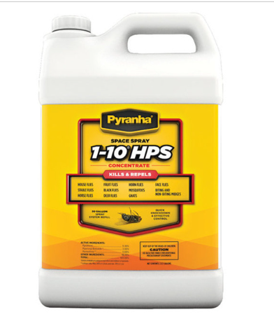 Pyranha 1-10 HPS Concentrated Insecticide Refill – 2.5 Gallon for 30-Gallon Automatic Fly Spray System