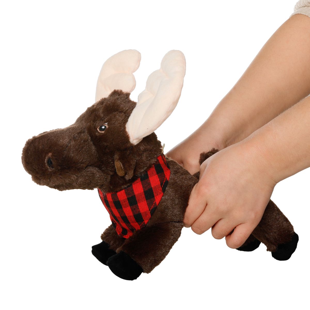 Tall Tails Animated Moose Plush Dog Toy – 11 Inch, Large
