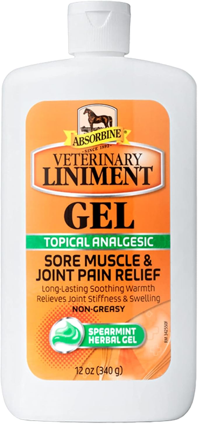 Absorbine Veterinary Liniment Gel, 12 oz Bottle