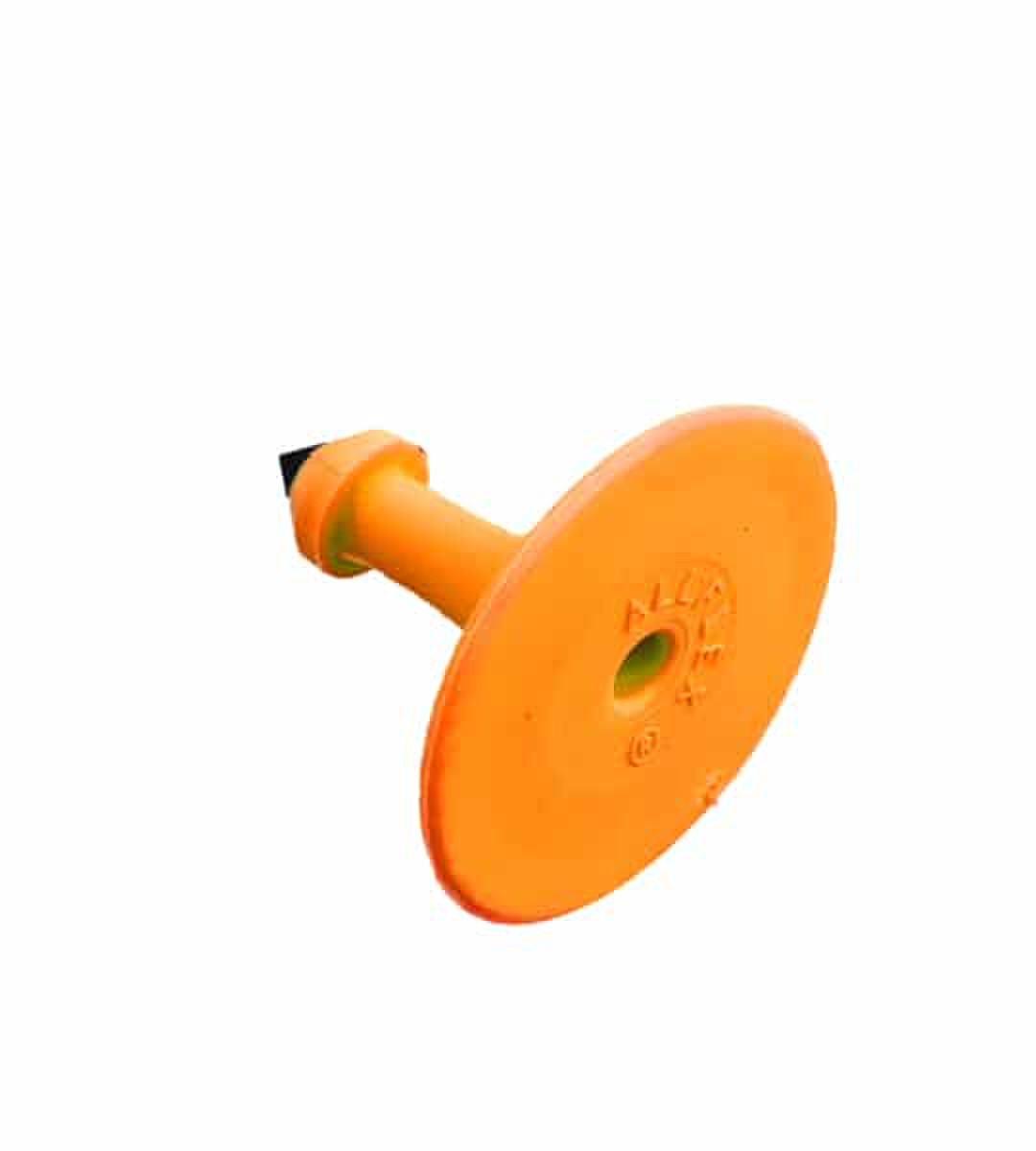 Allflex Global Small Male Livestock Ear Tag Buttons – orange Replacement Studs, 25 Pack