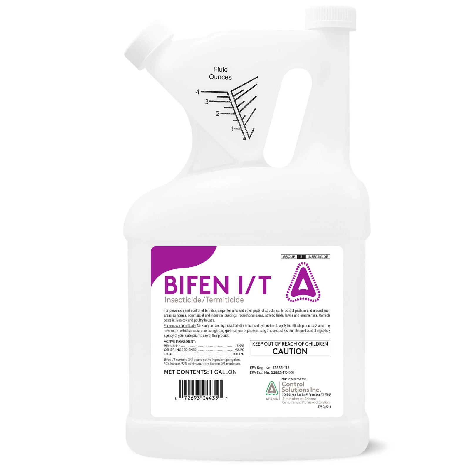 Bifen Insecticide 1 Gallon - Control Solutions Mt4435 For Effective Pest Control