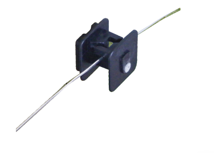 Patriot Black Economy Wood Post Square Insulator