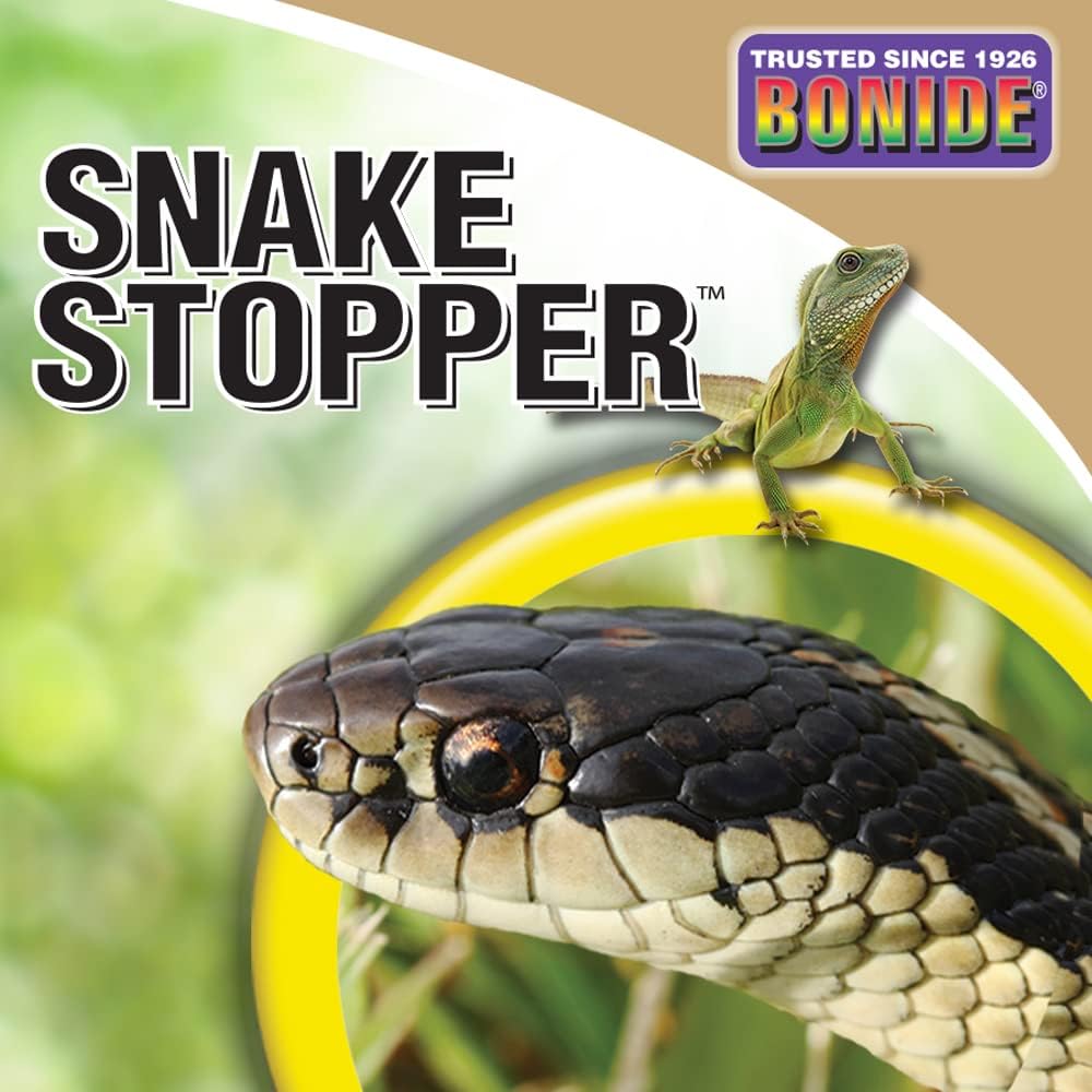 Bonide Snake Stopper Snake Repellent Granules 1.5 lb – Ready-to-Use Outdoor Snake, Lizard & Iguana Deterrent