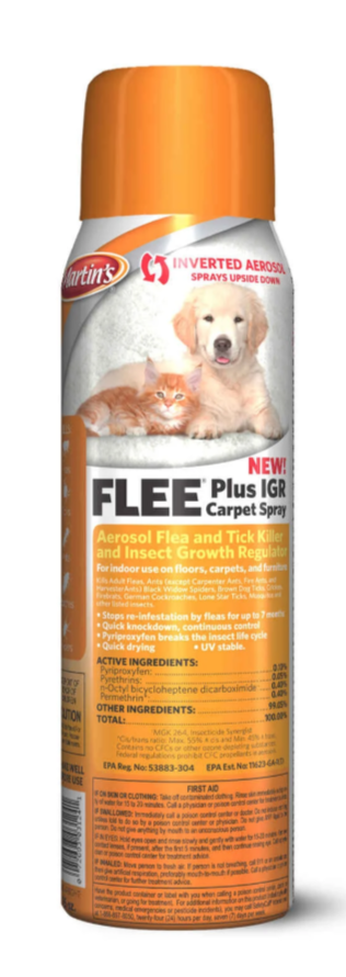 Flee Plus IGR Carpet Spray 16oz