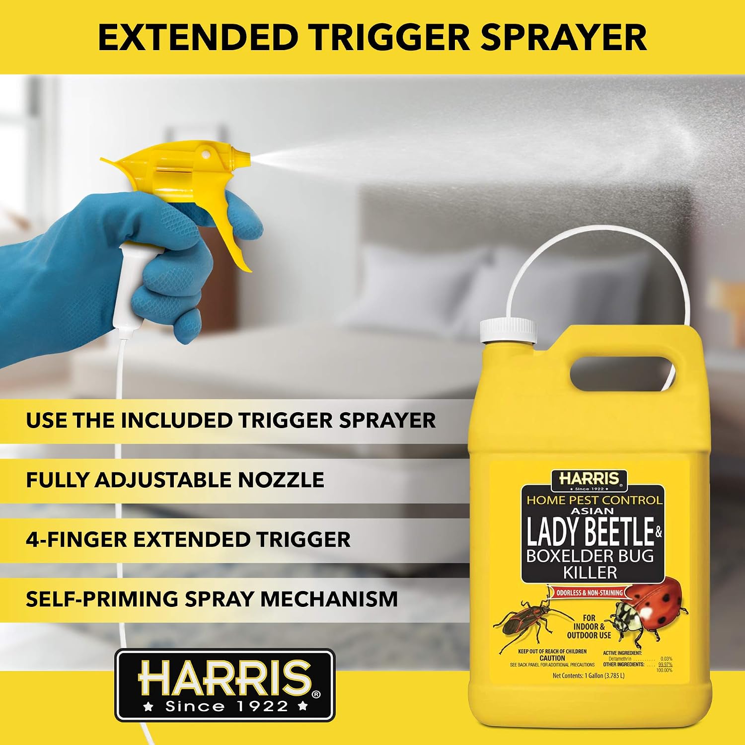 Harris Asian Lady Beetle & Box Elder Bug Killer, 1 gal