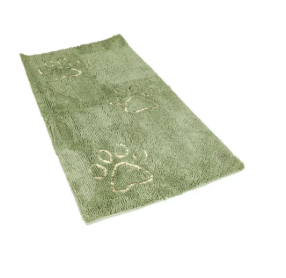 Dog Gone Smart Dirty Dog Doormat Runner – Super Absorbent Microfiber Non-Slip Pet Mat, 60" x 30"