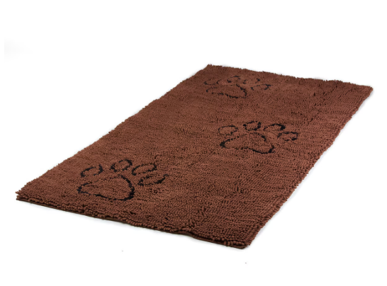 Dog Gone Smart Dirty Dog Doormat Runner – Super Absorbent Microfiber Non-Slip Pet Mat, 60" x 30"