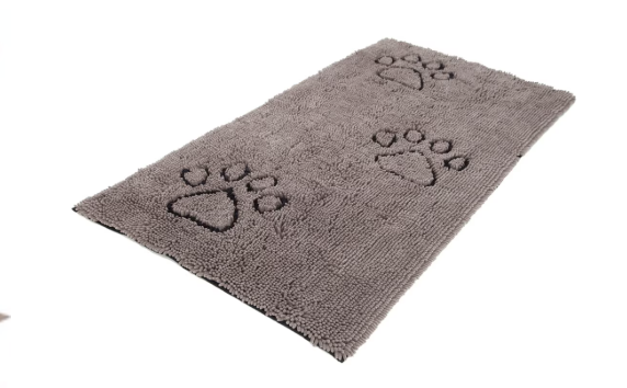 Dog Gone Smart Dirty Dog Doormat Runner – Super Absorbent Microfiber Non-Slip Pet Mat, 60" x 30"