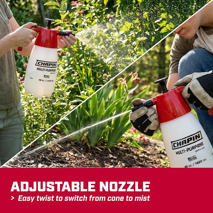 CHAPIN 1002 48-Oz Hand Pump Sprayer for Lawn, Garden & Weed Control