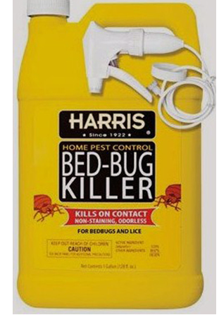 Harris HBB-128 Bed Bug Killer Spray 128 oz – 1 Gallon Ready-to-Use Odorless & Non-Staining Indoor Treatment
