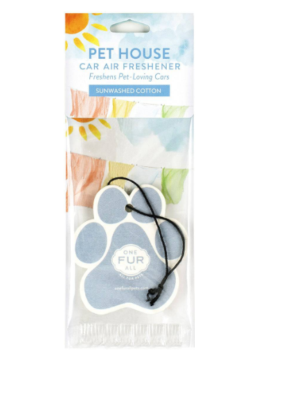 One Fur All® Pet House Sunwashed Cotton Car Air Freshener