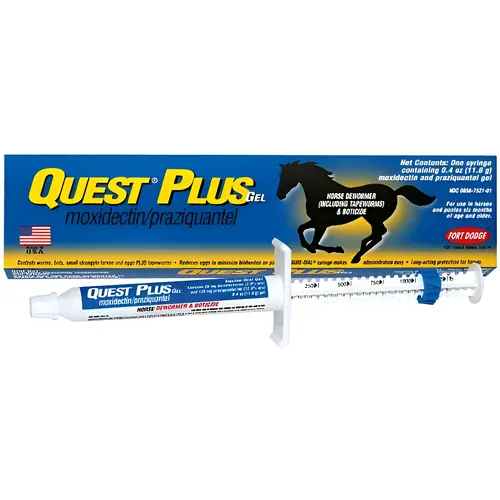 Quest Plus Equine Dewormer Gel for Horses and Ponies, 0.4 oz — image 3