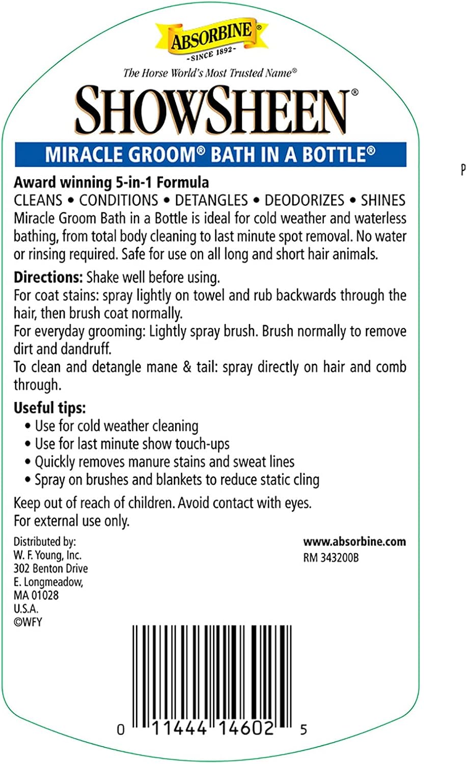 Miracle Groom Spray 32oz