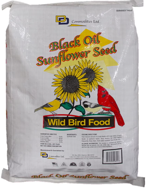 Premium Black Oil Sunflower Seeds for Wild Birds – High-Energy Bird Food