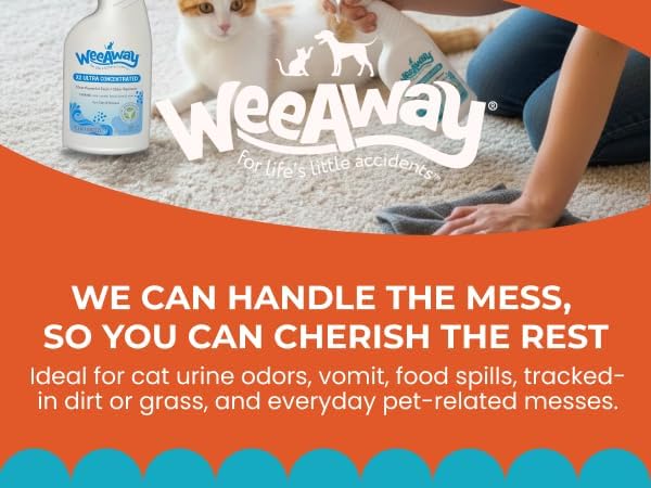 Wee Away X2 Cat Urine Stain & Odor Remover – 16 oz