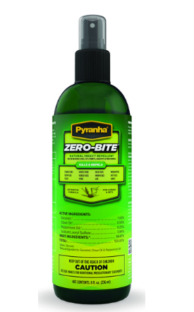 Pyranha Zero-Bite Natural Insect Spray for Animals – 8oz