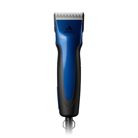 Andis ProClip Excel 5-Speed+ Detachable Blade Clipper – Professional Pet Grooming Clipper, Indigo Blue