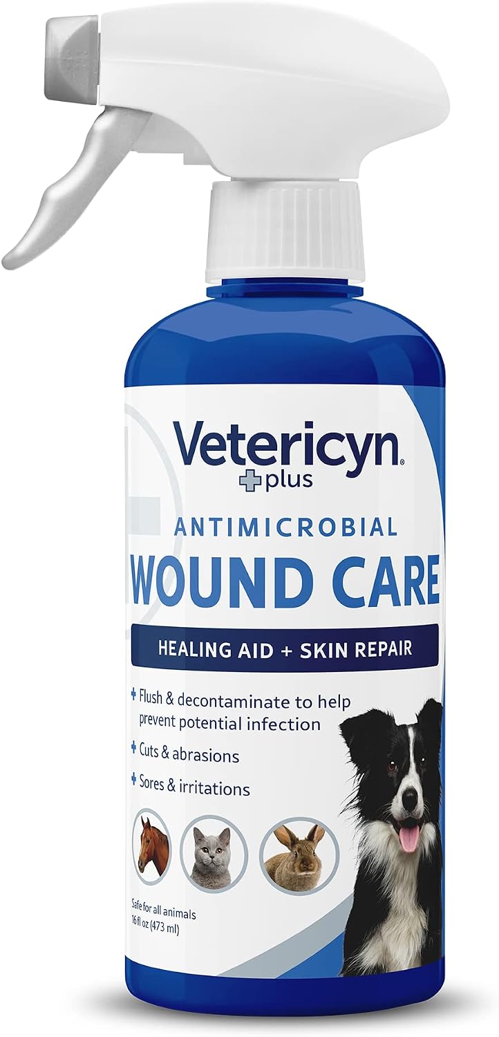 Vetericyn Plus Dog Wound Care Spray – 16 oz