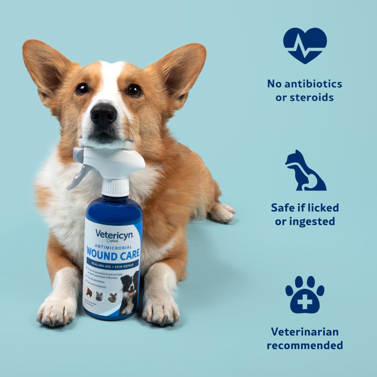 Vetericyn Plus Dog Wound Care Spray – 16 oz