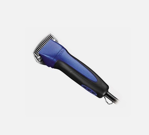 Andis Excel SMC 5-Speed Detachable Blade Clipper with Super Blocking Blade – Indigo Blue, Professional Livestock Grooming