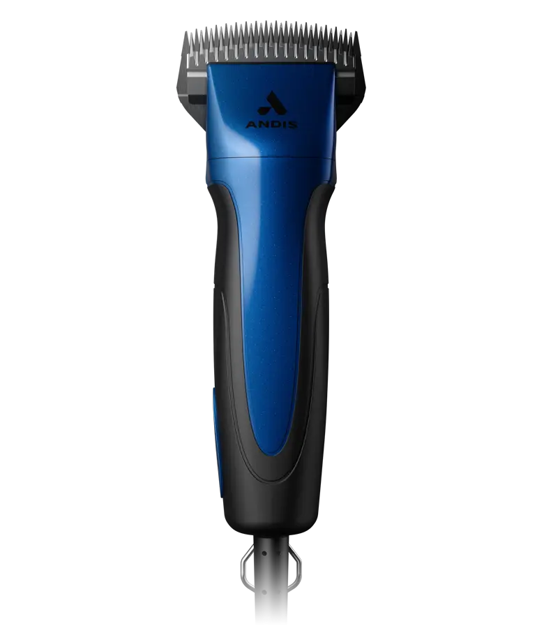 Andis Excel SMC 5-Speed Detachable Blade Clipper with Super Blocking Blade – Indigo Blue, Professional Livestock Grooming