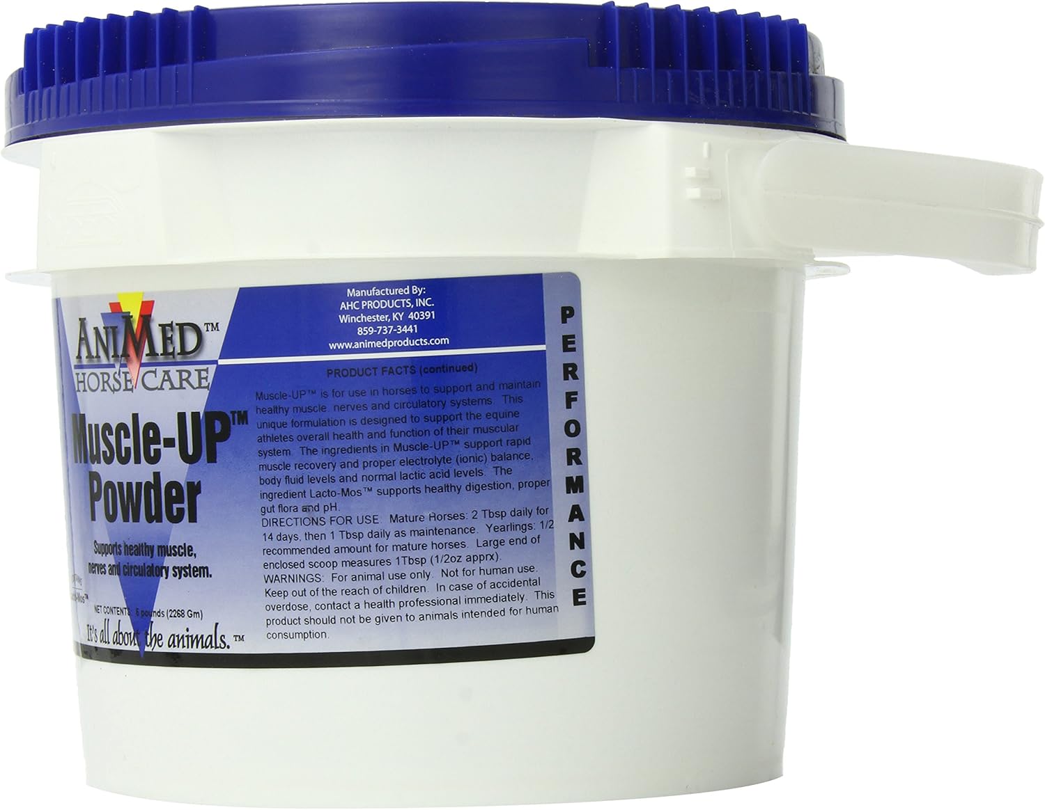 AniMed Muscle-Up Horse Supplement – Weight Gain & Muscle Development Support, 5 lb