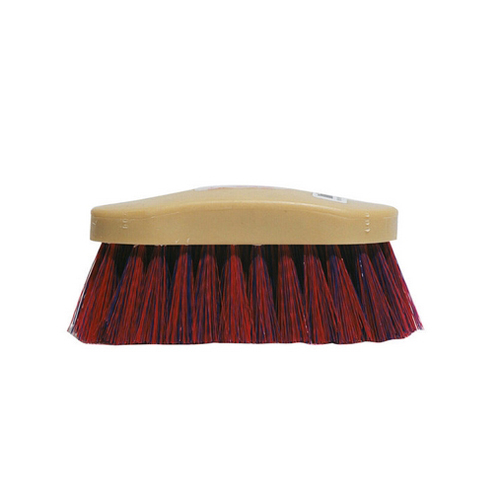 Decker #25 The Pony Red & Blue Extra Soft Horse Grooming Brush – 2" Synthetic Bristles