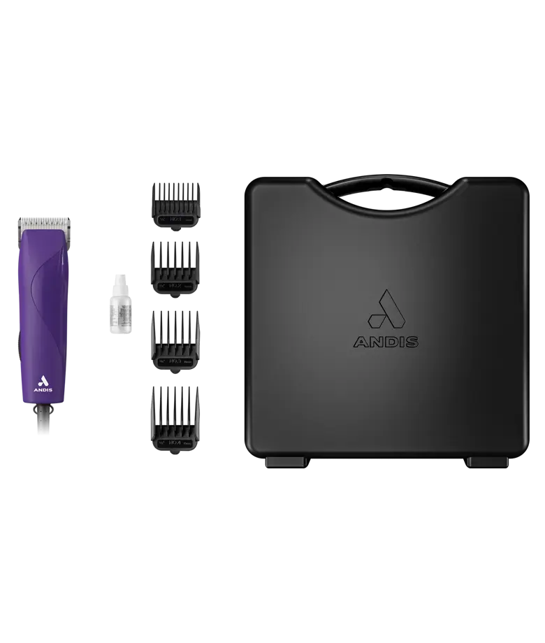 Andis Pro-Animal 7-Piece Detachable Blade Clipper Kit – Heavy-Duty Dog Grooming Clippers
