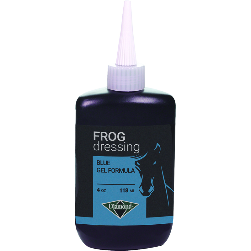 Diamond Frog Dressing Horse Hoof Thrush Treatment Blue Gel – 4 oz