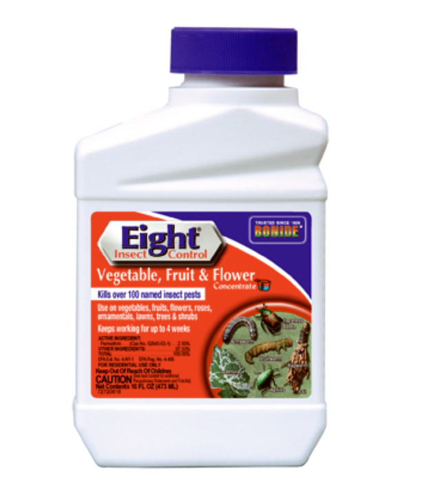  Bonide Eight Insect Control, Vegetable, Fruit & Flower 16 oz Concentrate