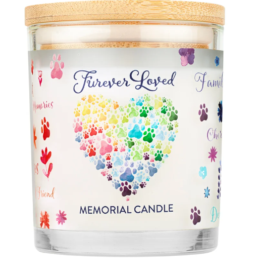 One Fur All® Pet House Furever Loved Memorial Candle