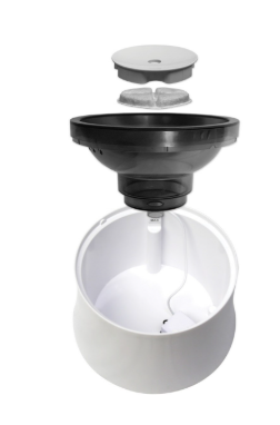 Pioneer Pet Vortex Drinking Fountain – White, 128 oz