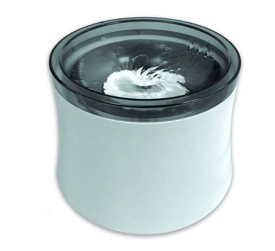 Pioneer Pet Vortex Drinking Fountain – White, 128 oz