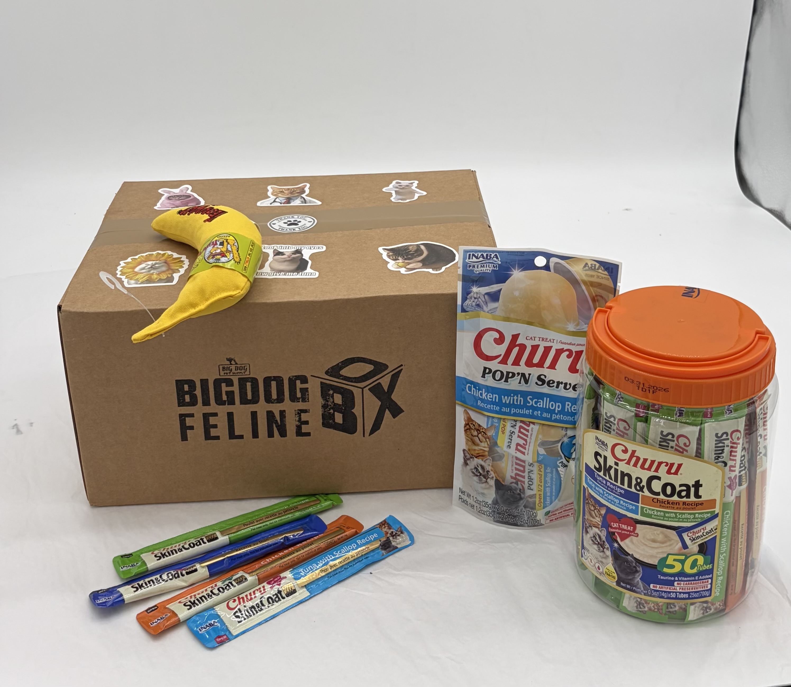 Big Dog Feline Cat Box - Ultimate New Surprising Treat & Toys for Cats Every Time You Order