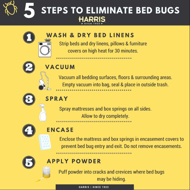 Harris Bed Bug Killer Ready-to-Use Trigger Spray – Odorless & Non-Staining Indoor Bed Bug Treatment, 32 oz