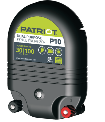 P10 Dual Purpose Fence Energizer – 12V/110V