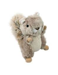 Tall Tails Plush Animated Squirrel Twitchy Tail Dog Toy – 9 Inch
