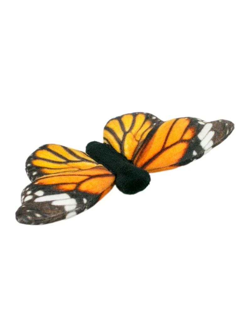 Tall Tails Plush Monarch Squeaker Dog Toy – 7 inch