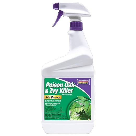 Bonide Poison Ivy & Oak Killer Ready-to-Use Spray – Brush & Weed Killer, 32 oz