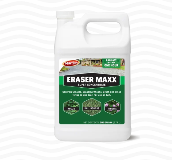 Martin’s Eraser Max Super Concentrate Herbicide – Weed, Grass, Brush & Vine Killer – Glyphosate & Imazapyr – 2.5 Gallon