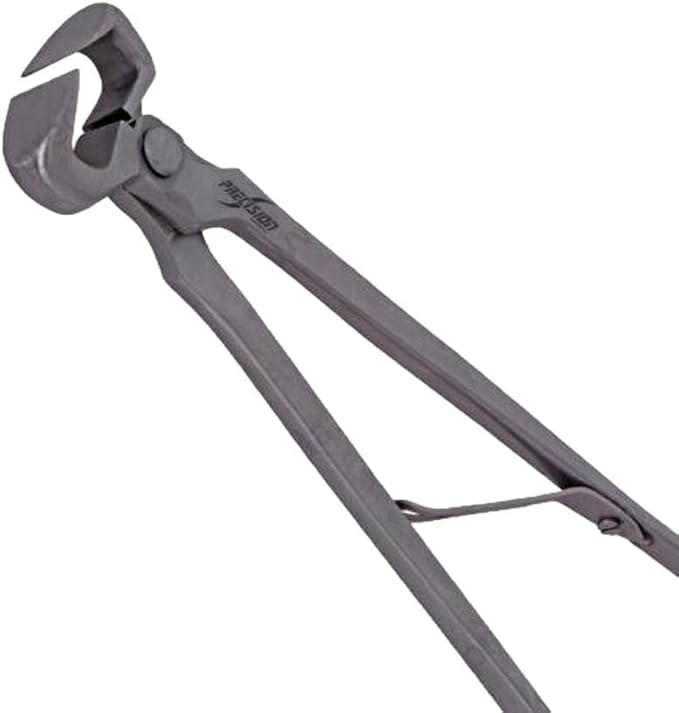 Mustad Blackened 11-Inch Farrier Nail Cutter – Professional Horseshoe Nail Nipper