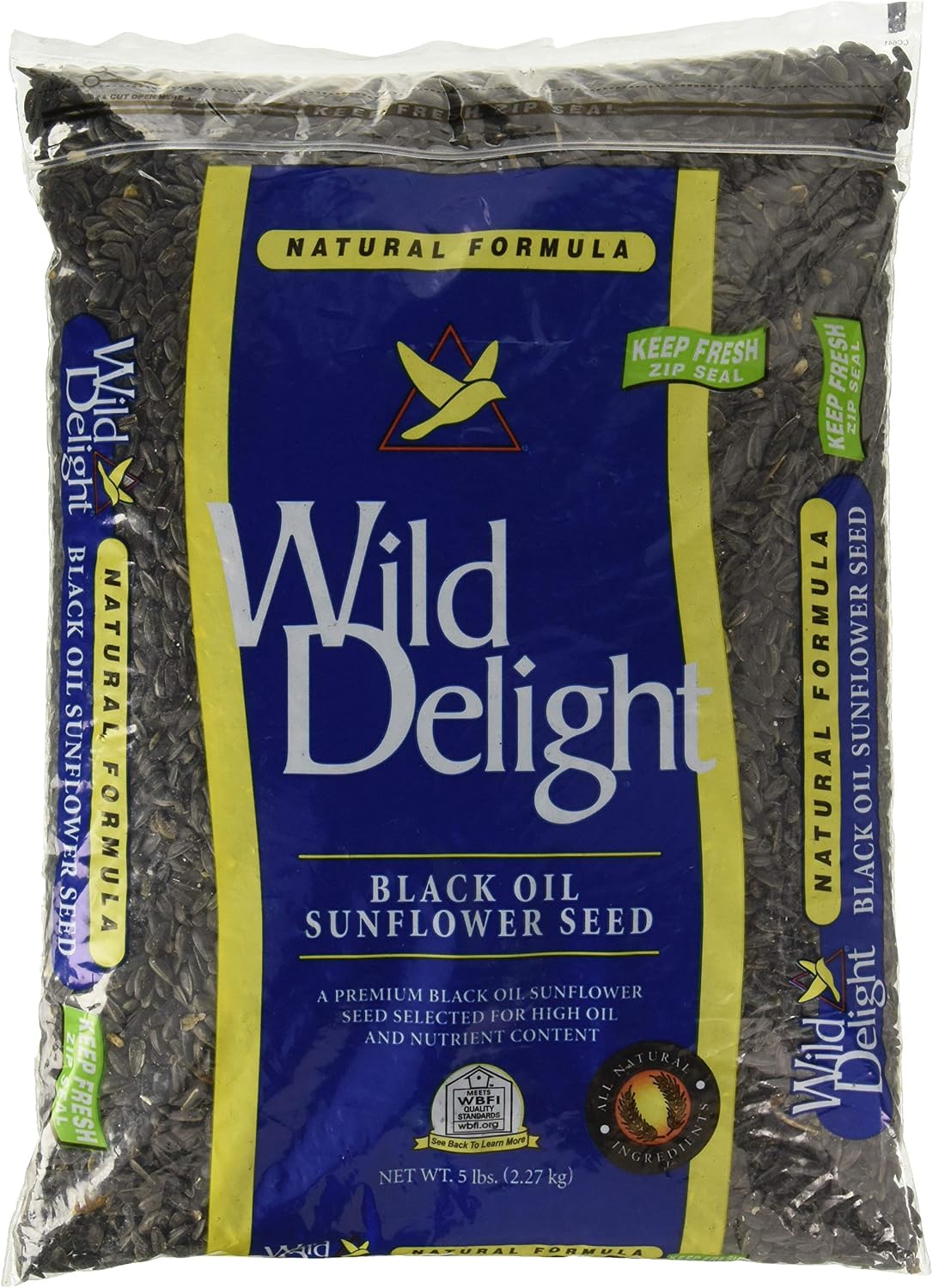 Wild Delight Black Oil Sunflower Seed – 5 lb
