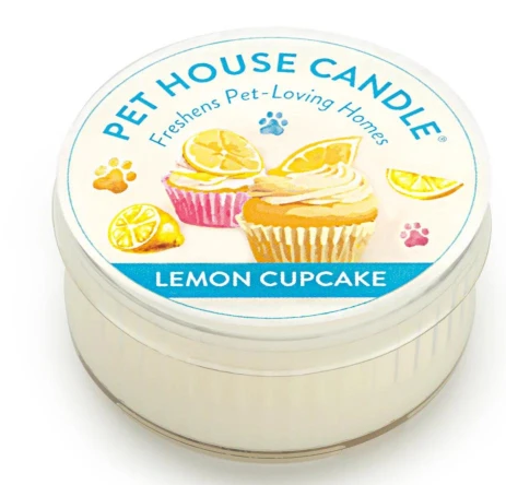 One Fur All® Pet House Candle – Lemon Cupcake Mini