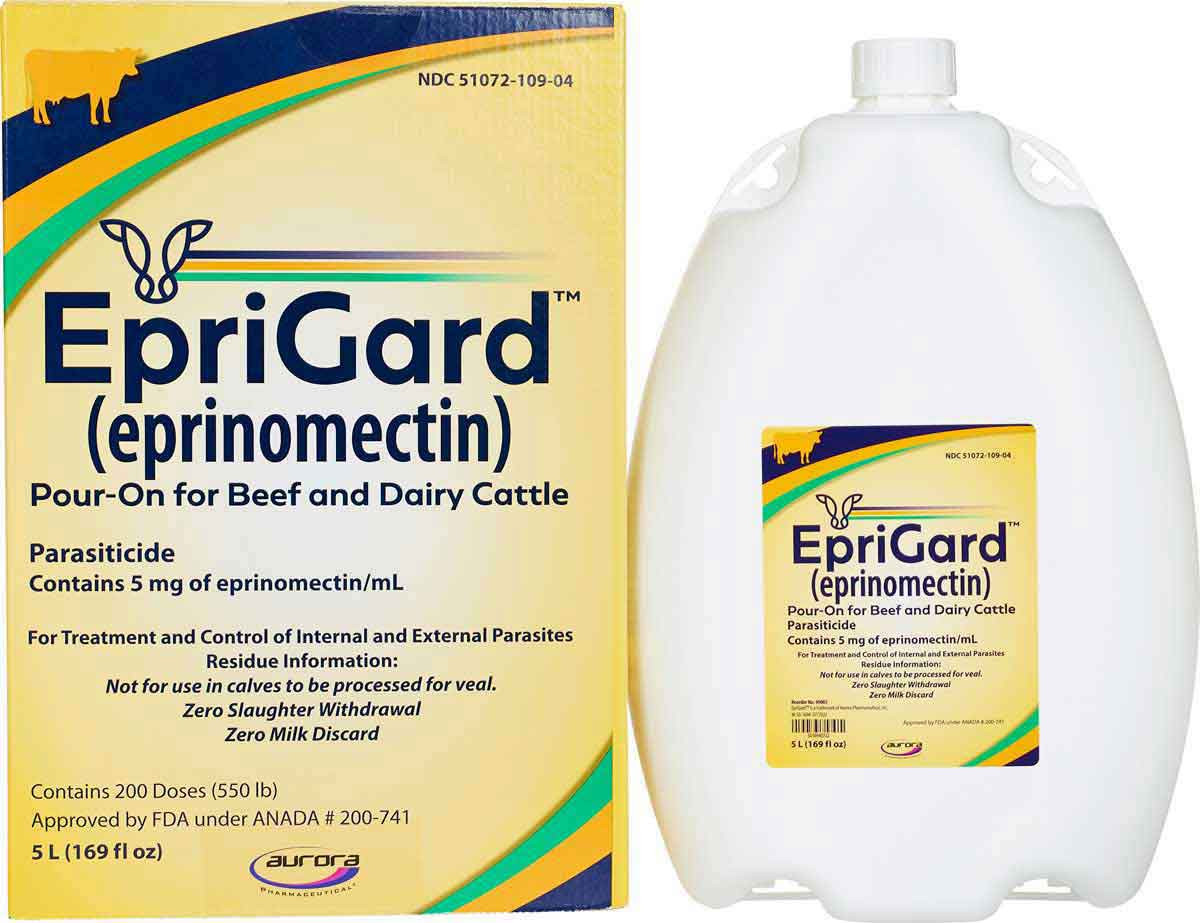 EpriGard Pour-On for Beef and Dairy Cattle -5L