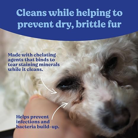 Angels' Eyes Dog & Cat Tear Stain Wipes | Eye Stain Remover Pads 100ct