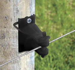Patriot Wood Post Pinlock Insulator – Black